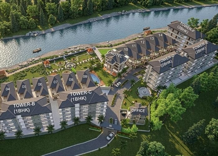1 BHK Flat for Sale in Marchulla, Uttarakhand at Vantara Living Corbett